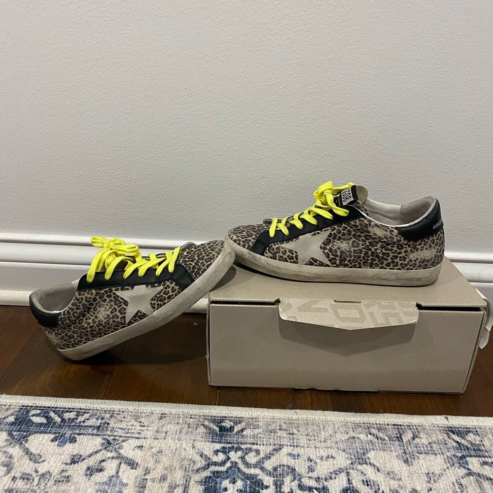 Limited edition (Megan Fox has these✨), Leopard Print 🐆Golden Goose💕